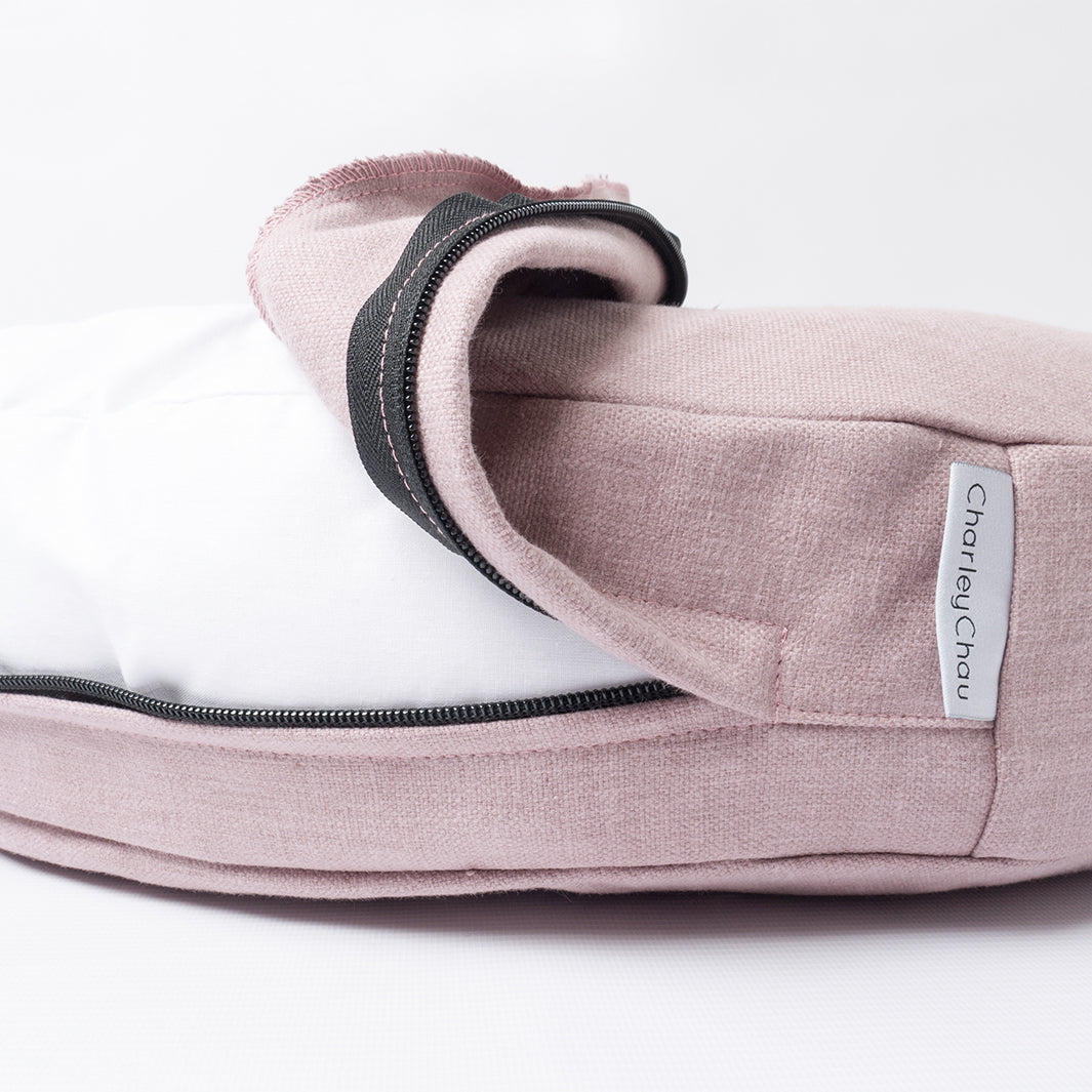 Luxury Round Dog Bed Mattress - Charley Chau circular dog bed mattress Day Bed in  upholstery fabric