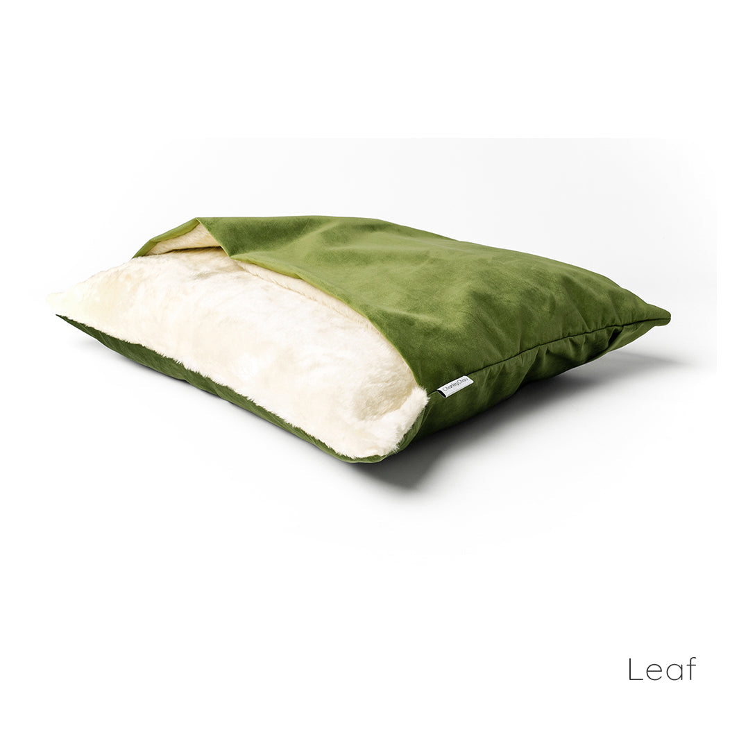 Charley Chau Luxury Snuggle Dog Bed in Velvet Velour