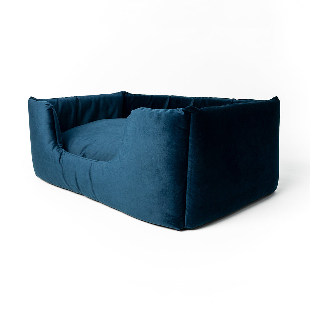 Deeply Dishy Luxury Dog Bed in Velvety Velour