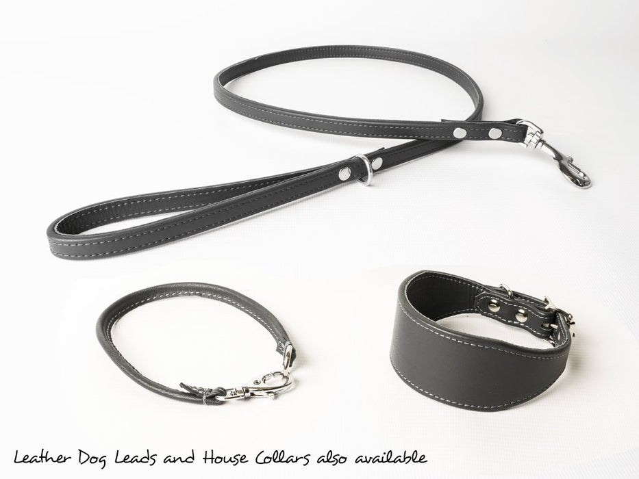 Bespoke Leather Whippet Collars and Leads