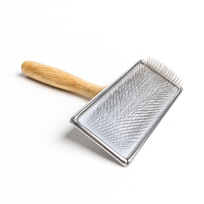 Ancol Ergo Wooden Handle Slicker Brush