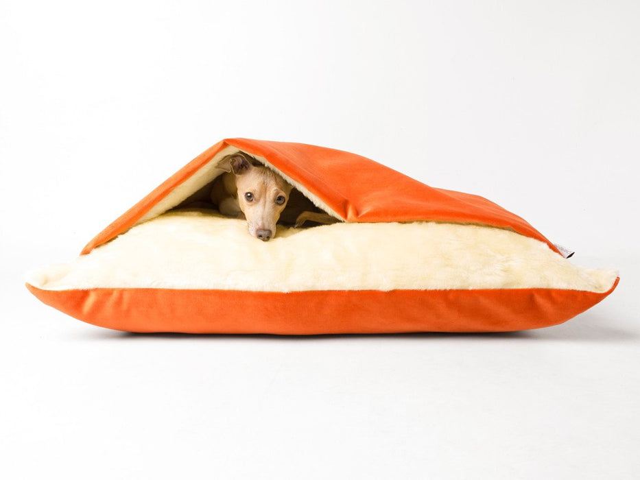 Charley Chau Snuggle Bed in Tangerine