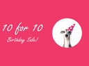 10% off for 10 days, plus a fun birthday tea gift! - Charley Chau - luxury dog bedding