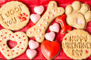 A free Valentine's gift for your dog this February - our "I Woof You" Biscuit Box - Charley Chau - luxury dog bedding