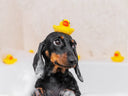 Removable cover from luxury dog bed being machine washed