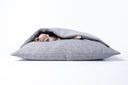 Two new Dog Snuggle Bed designs in Weave II, our latest next-generation upholstery fabric - Charley Chau - luxury dog bedding