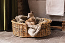 Oval Rattan Dog Baskets - Charley Chau - luxury dog bedding