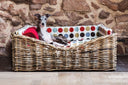 Rectangular Rattan Dog Baskets - Charley Chau - luxury dog bedding