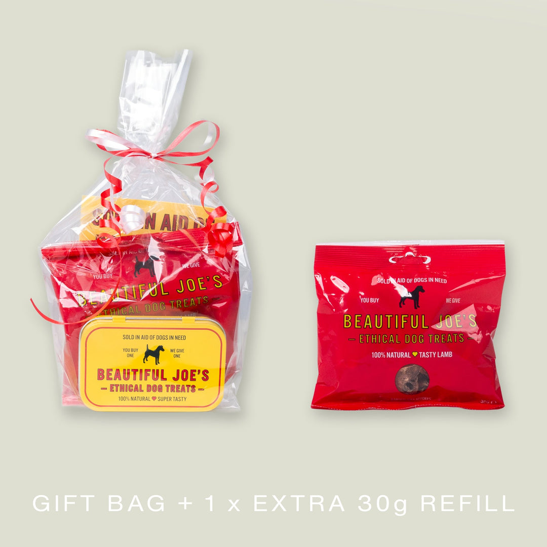 Beautiful Joe's Tasty 100% Natural Lamb Treats Gift Bag