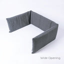 Bed Bumpers for a Dog Crate or Dog Basket in Faroe - Charley Chau - luxury dog bedding