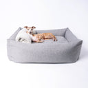 The Bliss Bolster Dog Bed in Weave II