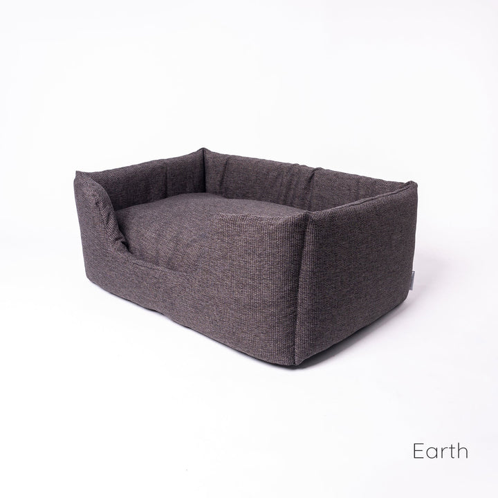 Machine washable, luxury high-wall dog bed - the Deeply Dishy Bed in Earth