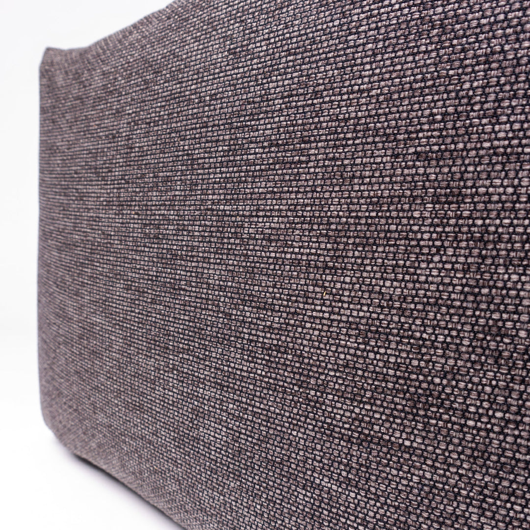 Detail of the outer fabric on the Deeply Dishy Dog Bed - fabric is Weave II in Earth