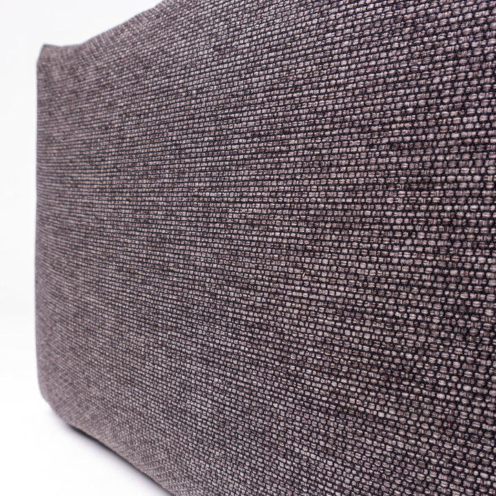 Detail of the outer fabric on the Deeply Dishy Dog Bed - fabric is Weave II in Earth