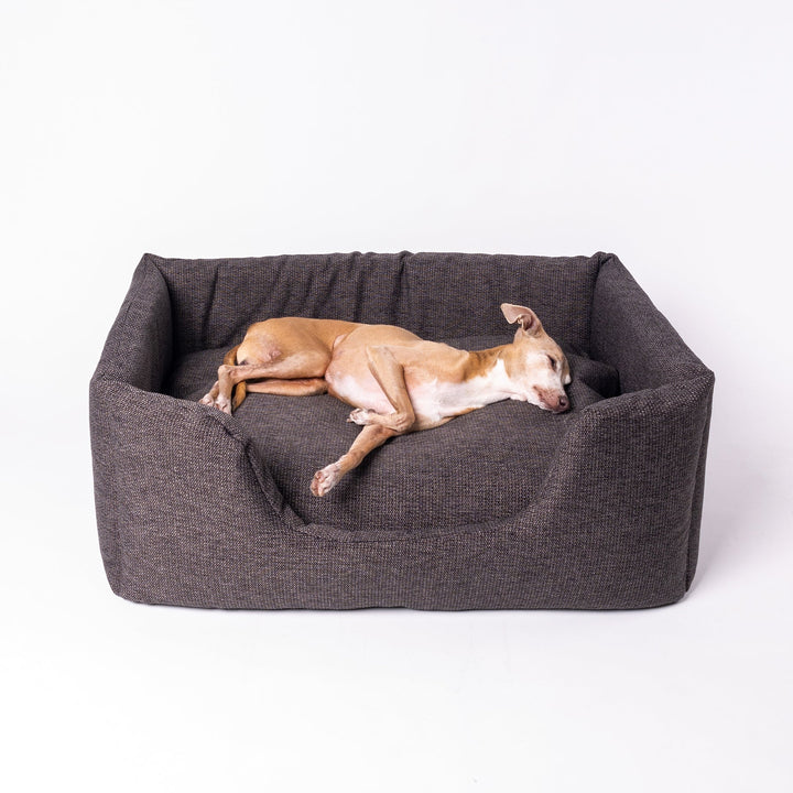 Machine washable, luxury high-wall dog bed - the Deeply Dishy Bed in Earth 