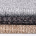 Close up detail of a beautiful textured upholstery fabric used on the spare dog bed covers for Charley Chau luxury dog bed mattresses. Three different colours: Oak, Heron Grey and Earth.