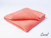 Charley Chau Double Fleece Dog Blankets -  Coral