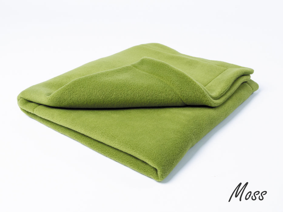 Charley Chau Double Fleece Dog Blankets - Moss