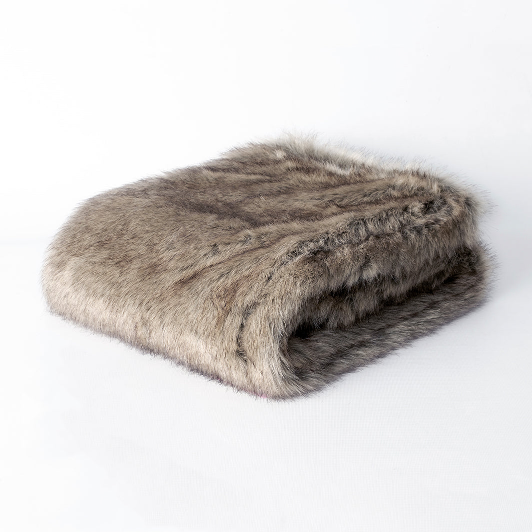 Faux-Fur Fleece Dog Blanket in Foxy – Charley Chau luxury dog