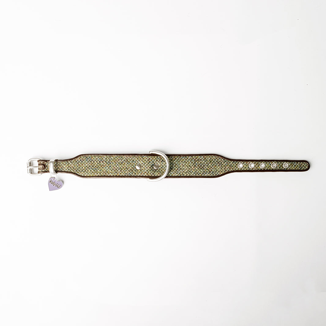 Holly&Lil Harris Tweed Classic Wide Dog Collar