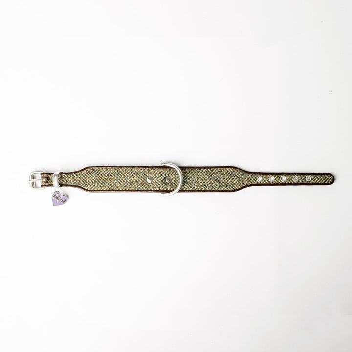 Holly&Lil Harris Tweed Classic Wide Dog Collar
