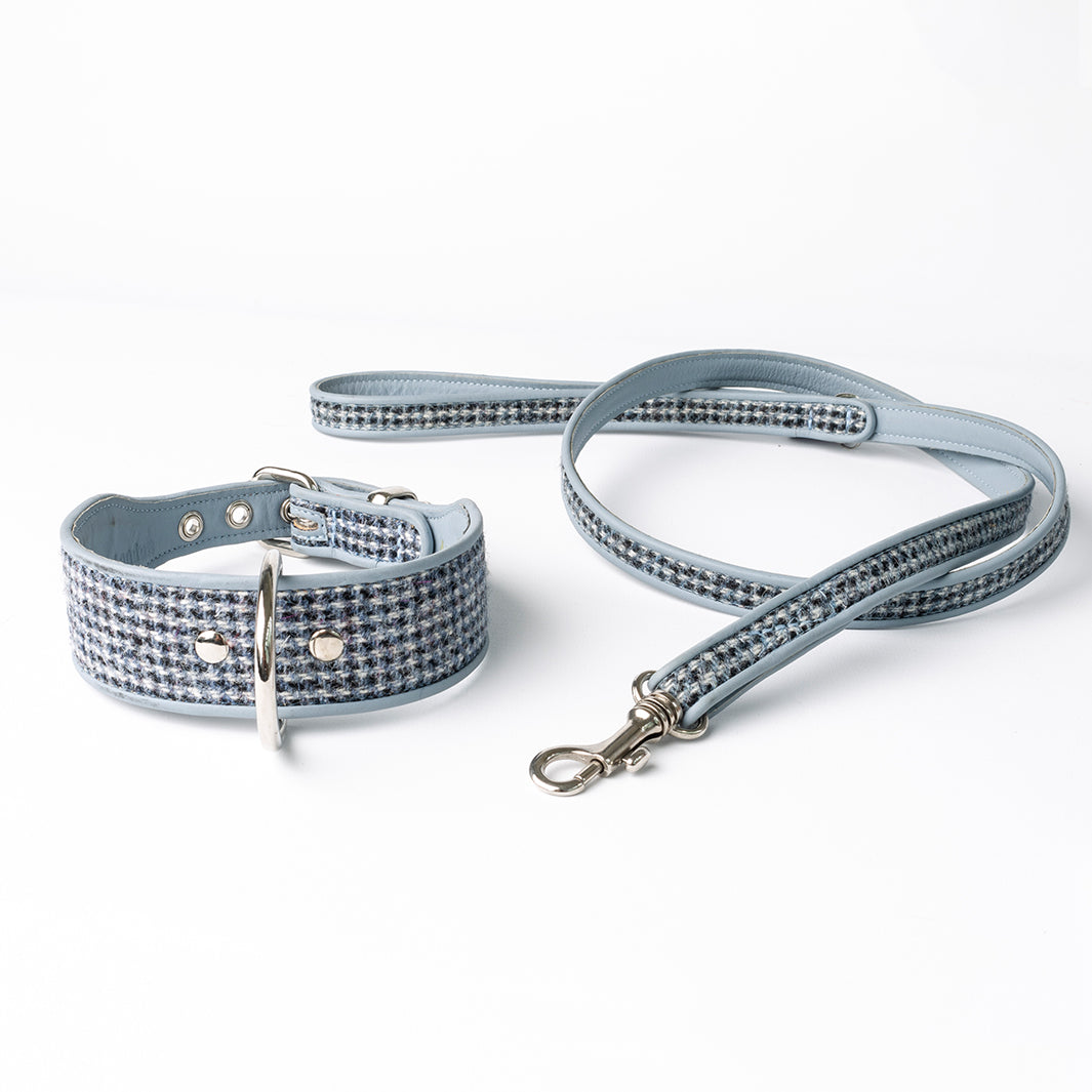Holly&Lil Harris Tweed Classic Wide Dog Collar