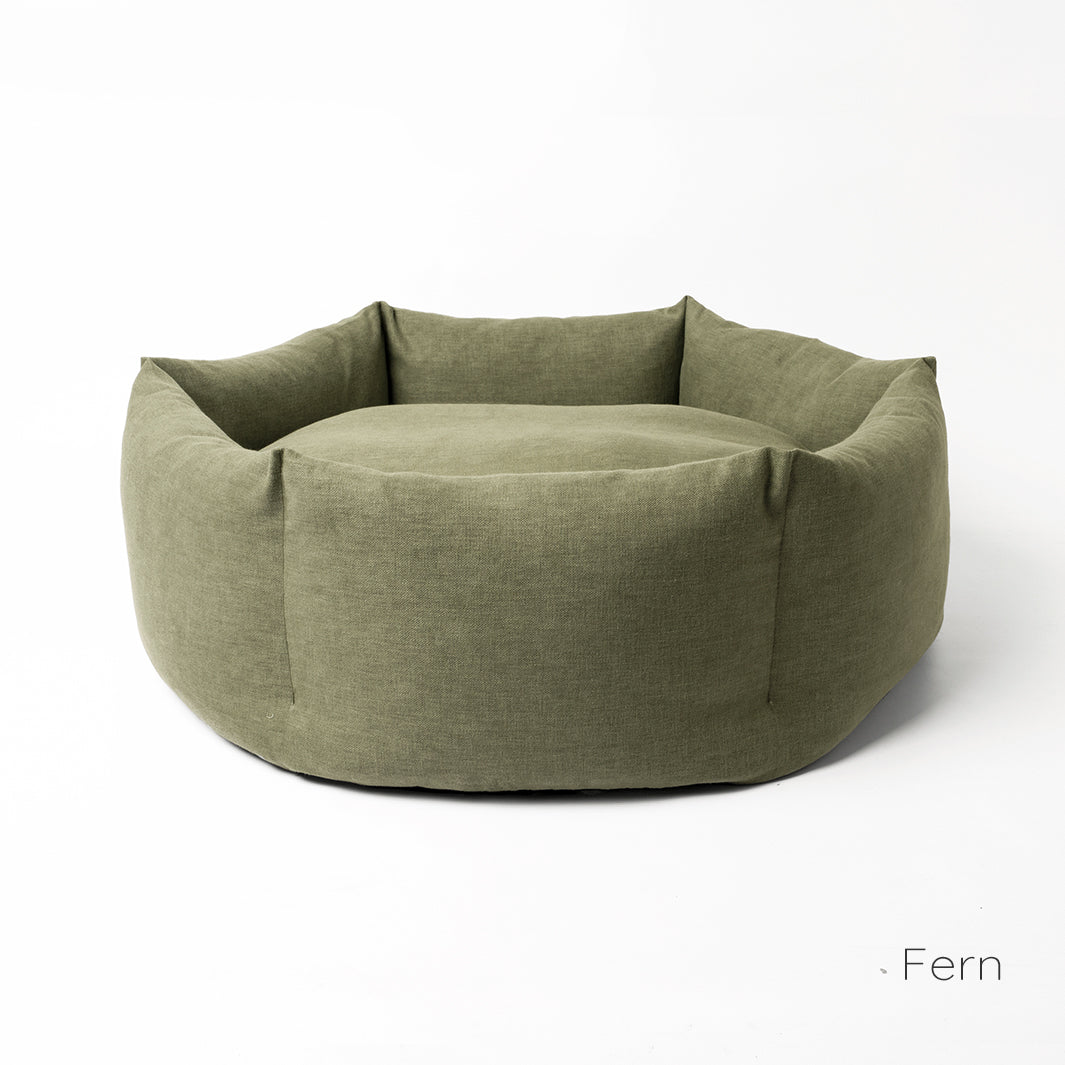 Ducky Donut Dog Bed by Charley Chau - feather filled donut dog bed