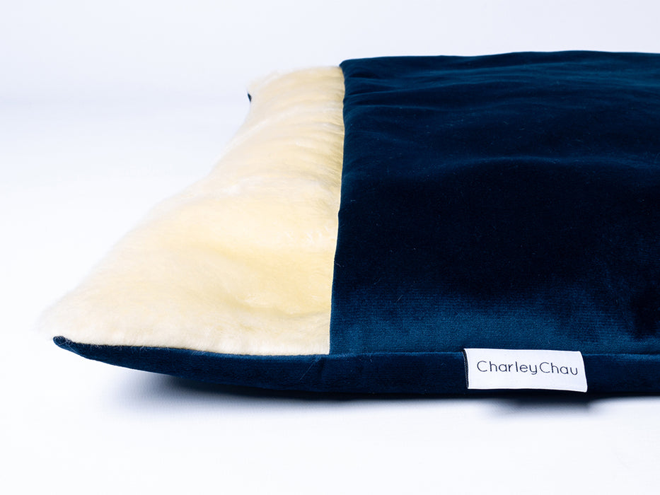 Snuggle Sack / Burrow Bag for Dogs - designer luxury dog bed by Charley Chau in Velour