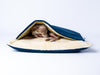 Snuggle Sack / Burrow Bag for Dogs - designer luxury dog bed by Charley Chau in Velour