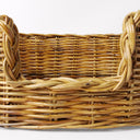 Charley Chau Luxury Oval Rattan Dog Basket