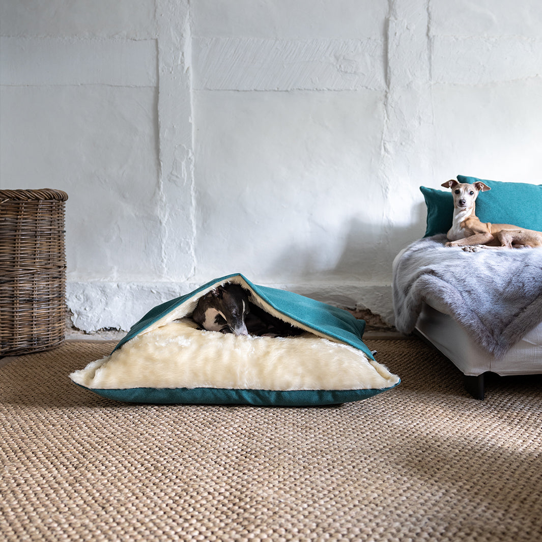 Charley Chau Luxury Snuggle Dog Bed in upholstery faroe 