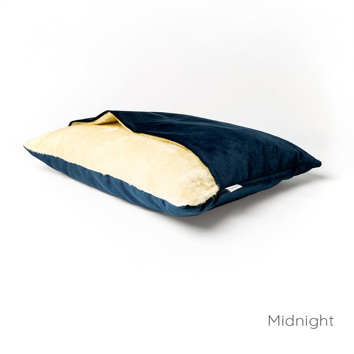 Dog Snuggle Bed in Velour