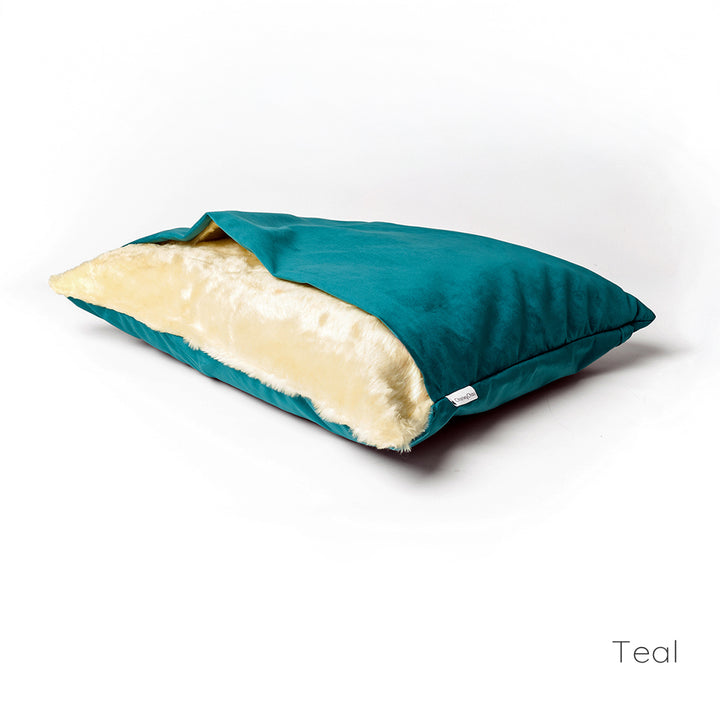 Dog Snuggle Bed in Velour