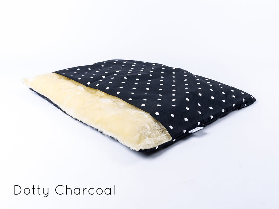 Snuggle Sack / Burrow Bag for Dogs - designer luxury dog bed by Charley Chau