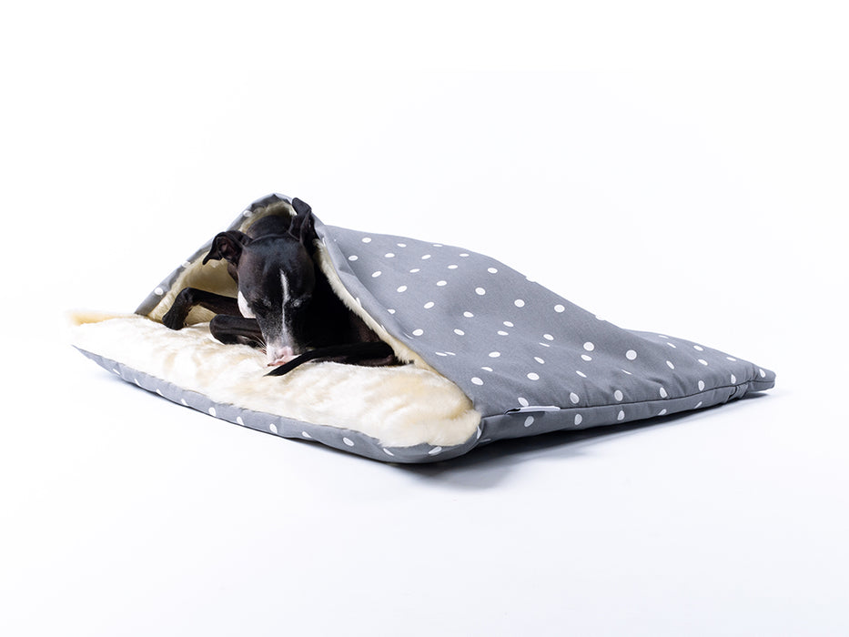 Snuggle Sack / Burrow Bag for Dogs - designer luxury dog bed by Charley Chau