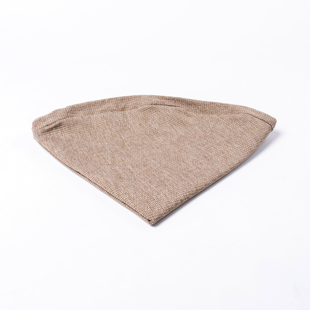 A spare dog bed cover for the Round Dog Bed Mattress and mattress for the Ducky Donut Dog Bed in Oak.