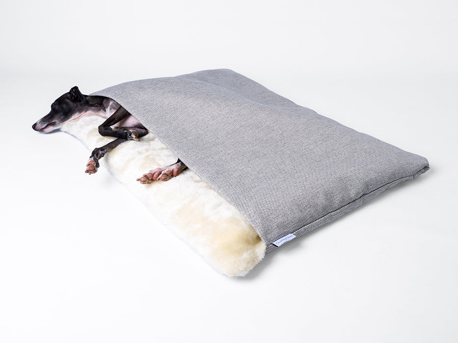 Snuggle Sack / Burrow Bag for Dogs - designer luxury dog bed by Charley Chau