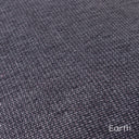 Detail of luxury dog bed fabric in Weave II, a luxury upholstery fabric that stain-resistant , wear-resistant and pluck-resistant, and machine washable too. Colourway is Earth, a dark black with a hint of brown through it.