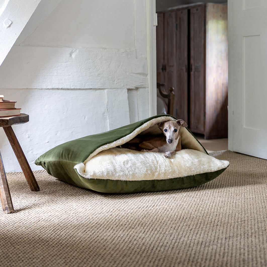 Snuggle Beds - luxury dog sleeping bags with mattress — Charley Chau ...