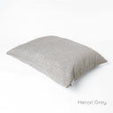 Luxury dog bed mattress -  The Day Bed Mattress by designers Charley Chau - in a hard-wearing, durable woven upholstery fabric in grey on a white backdrop.