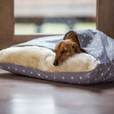 Dog Snuggle Bed in Cotton - Charley Chau - luxury dog bedding