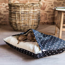 Dog Snuggle Bed in Cotton - Charley Chau - luxury dog bedding