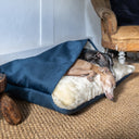 Dog Snuggle Bed in Velour - Charley Chau - luxury dog bedding
