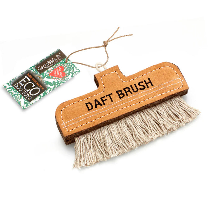 Daft Brush with 'Eco Dog' tag on a white background