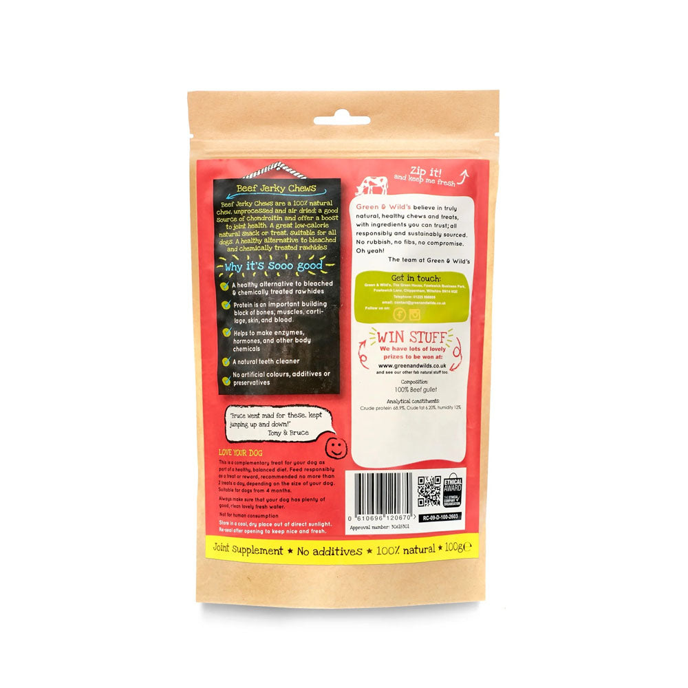 Beef Jerky Dog Treats - natural dog treats