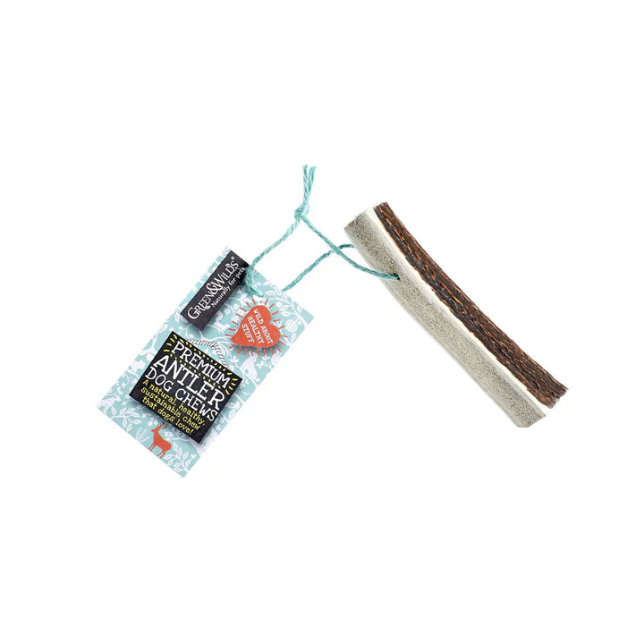 Deer Antler natural dog chew treat by Green & Wild's 