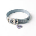 Harris Tweed Classic Slim Dog Collar by Holly&Lil - Charley Chau - luxury dog bedding