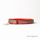 Harris Tweed Classic Slim Dog Collar by Holly&Lil - Charley Chau - luxury dog bedding