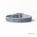 Harris Tweed Classic Slim Dog Collar by Holly&Lil - Charley Chau - luxury dog bedding