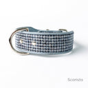 Harris Tweed Classic Wide Dog Collar by Holly&Lil - Charley Chau - luxury dog bedding